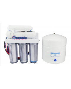 5 Stage: Complete Home Reverse Osmosis Drinking Water Filtration System 100 GPD | Clear