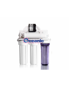 5 Stage Reverse Osmosis RODI Water Filtration System + Permeate Pump | 100 GPD