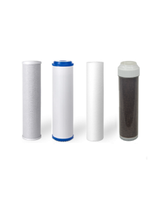 Replacement Filters for 5 Stage Aquarium Reef Reverse Osmosis RO/DI Water Systems (Sediment, GAC, Carbon, DI Filter)