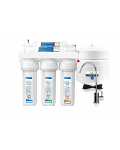 5 Stage: Complete Home Reverse Osmosis Drinking Water Filtration System 100 GPD