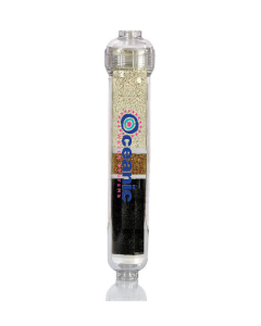 3 Stage - Alkaline/KDF/Carbon Mineral RO Drinking Water Filter Cartridge | 2"x10" | 1/4" FPNT
