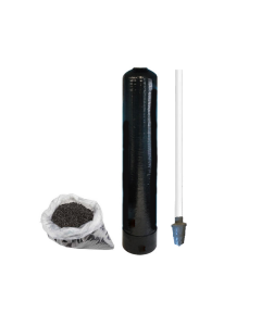 Replacement Water Filter Tank + Pre-loaded Activated Coconut Shell Carbon (GAC) and Riser Tube | 10" x 54" - 1.5 Cubic Ft