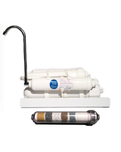 Countertop Reverse Osmosis ALKALINE Drinking Water Filter System | 5 Stage Low Pressure Unit