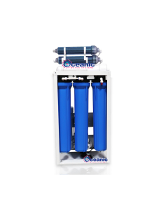 Commercial Grade Reverse Osmosis + Deionization (RO/DI) Water Filtration System - 300 GPD - 0 TDS Booster Pump