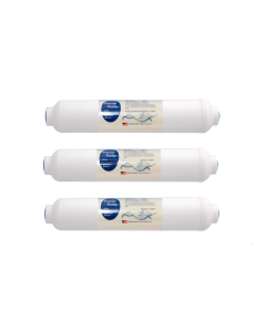 3 Pack: Inline Post-Carbon Water Filter 2" x 10"