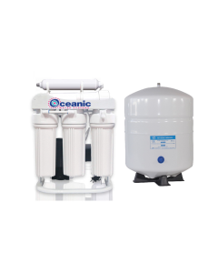 400 GPD Light Commercial Grade Reverse Osmosis Water Filtration System + 6 Gallon Water Storage Tank