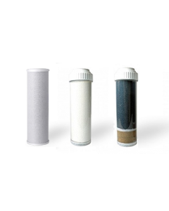Replacement Water Filter Set: for Fluoride, Chlorine, and Heavy Metal Removal