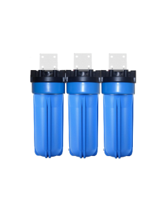 3 STAGE WHOLE HOUSE WATER FILTER SYSTEM 3/4" FPNT  | 3.5" x 10"