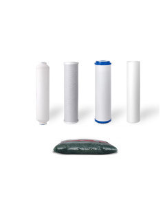 Replacement Water Filter Set for Dual Outlet Reverse Osmosis Filtration Systems