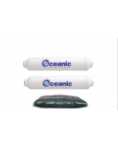 Portable Aquarium Heavy Duty XL RODI Reverse Osmosis Replacement Filter + DI Resin Set