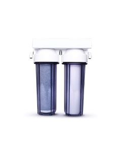 Oceanic Under Counter Dual Water Filter Drinking Water System - Carbon and KDF 55 - Chlorine Removal