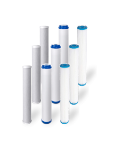 PACK OF 9: Replacement Slim Blue 20" Pre-Filters/Cartridges for Commercial Reverse Osmosis RO Water Filtration Systems | 2.5" x 20" Pleated Sediment, Carbon Block, GAC Filter