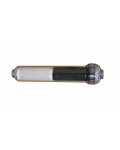 Dual Carbon (GAC) & Slow Phos Inline Filter Cartridge for RO Systems | 2"x10" | 1/4" FPNT