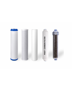 Replacement Water Filter Set for Dual Outlet Reverse Osmosis Filtration Systems (DI Inline)