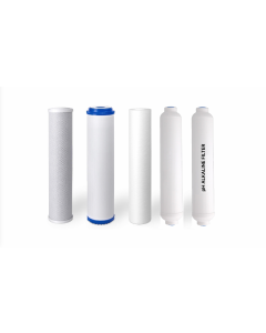 Replacement Water Filter Set for 6 Stage Alkaline Reverse Osmosis Filtration Systems