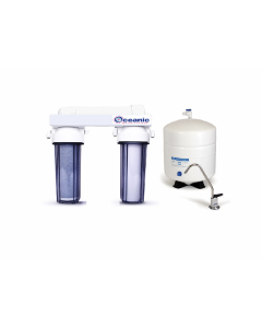 Residential Home Reverse Osmosis Drinking Water Filtration System | 50 GPD RO - Clear