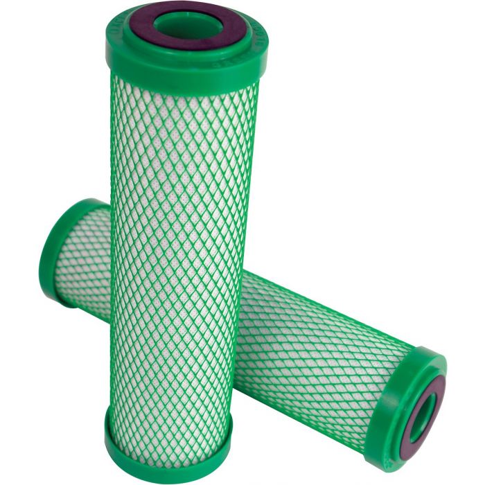 Hydro-Logic 22110 10-Inch by 2.5-Inch Stealth RO/Small Boy Carbon Filter Green Coconut 741646 