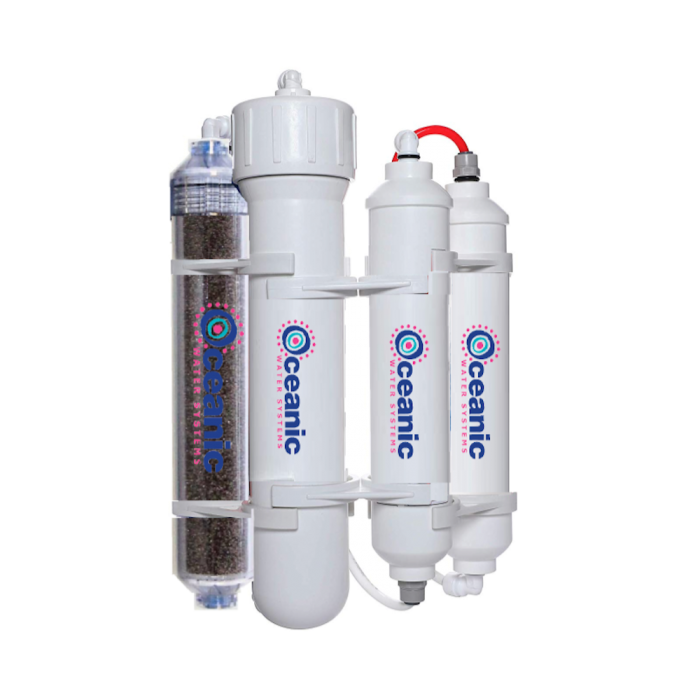 Oceanic RO HYDRO-PAL 4 Stage Alkaline Compact Reverse Osmosis Water Filtration Systems 
